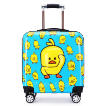 Piggy childrens trolley suitcase boy girl cartoon bear four-wheel baby drag box Primary School suitcase