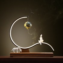 Brand creative new Chinese style back incense burner ornaments Zen modern home indoor living room porch desktop decoration fragrance