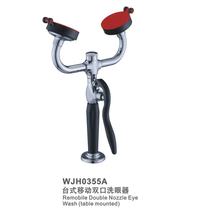 Runwanda wjh0355A desktop emergency eyewash double mouth eye washer factory