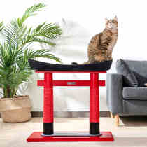 Cat Climbing Frame Anime Cartoon and Wind Cat Toy Sisal Cat Grab Post Wear-resistant Anti-scratch Solid Wood Hemp Rope Japanese Bird