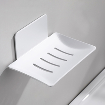 Punch-free bathroom soap box wall hanging wrought iron storage rack toilet drain soap holder household wall-mounted soap rack