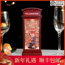 Valentine's Day Gift Couple Gives Girlfriend Crystal Ball Music Box Birthday Gift Snowflake Crystal Lamp Advanced Orders