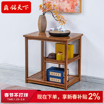 Yi Ming world mahogany furniture chicken wings wood tea table Ming and Qing classical solid wood Chinese side a few corners simple electric tea table