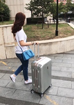 G95 * 06001 Hartmann 7R master aluminum-magnesium alloy business universal wheel trolley case boarding case