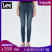 Lee store's same jeans women's 418 slim cropped pants 2020 new slim lwn4184el71q