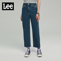 Lee shopping mall with the same paragraph 20 new products stretch jeans women high-waist straight-leg cropped pants L373323ZJ29Q