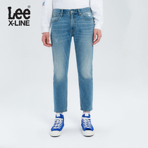 Leexline blue jeans men's 726 mid waist straight pants 2020 new trend l127264tc85q