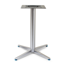 Stainless steel table leg cross foot bracket Western restaurant table leg cafe simple dining table foot base table foot