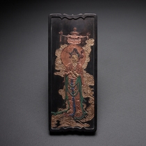 Sacred image imitation of the process of the mould of the Junhouse 620 grams of fine pine ink ink inheritance of the victory compound work