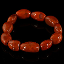 69 50 grams 14 5-15 5mm nine-mouthed material fine-woven South red agate hand string