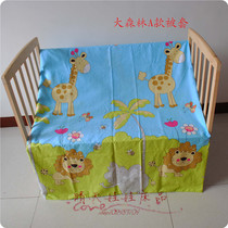 Customized baby quilt cover 100*130 Kindergarten Three Piece Full Cotton Quilt Children Cartoon Cotton Bed