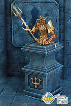 Amusement fort Saint Seiya resin scene Sea Emperor Poseidon altar (can be paired with the holy clothing myth) Spot