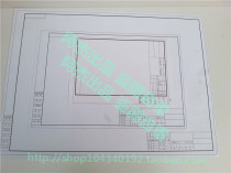 No A1 No A3A2 No A4 Framed drawing paper Drawing paper framed white drawings Engineering design printing frame with frame