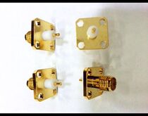 SMA four-hole flange seat-KFD KF male welding plate straight seat bending seat