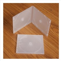 CD box transparent frosted CD Box DVD box good quality two discs 10P6 3 yuan