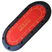 90 * 180CM folding half-fold chip desktop three-fold Texas poker table poker table poker table