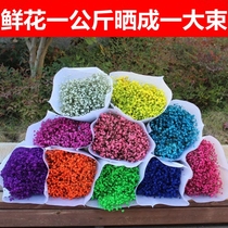 Dried flower bouquet Yunnan gypsophila natural air-dried living room decoration ornaments forget-me-not lavender lover grass dried flowers