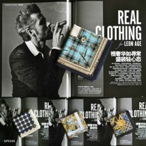  Xinglong●British gentleman cotton printing women send mens handkerchief handkerchief sweat towel can be embroidered gift box Tanabata lover