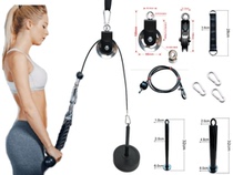DIY self-made modified fitness equipment Asuka household high pull-down back biceps triceps pectoral muscles practice back and abdomen