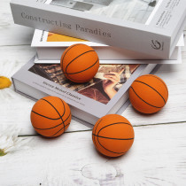 Mini sponge ball high elastic ball early education childrens hand grip decompression color small basketball grip props Photo props