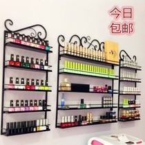 Nail art display rack plate shelf Wall shelf display cabinet wall display rack Net celebrity wall shelf ins