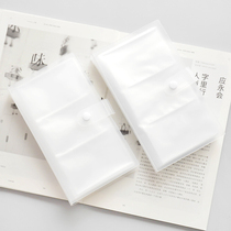 Nifamily stationery without print Three-section name sheet clip transparent card holder Document card holder No Add PP Plastic