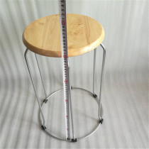 Stool home solid wood dining table stool rebar stool Nordic can contain round set stool iron stool adult chair plus high customization