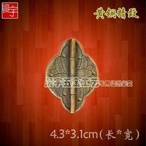 Antique copper hinge CYF230 long 4 3cm bat Chinese jewelry box pure copper hinge hinge folding small leather