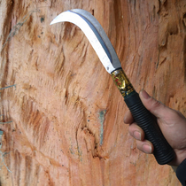 Multifunctional small sickle sharp tool Vegetable harvesting bamboo knife Mowing knife Outdoor farming tools Weeding sickle