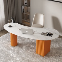 Light luxury Rock board desk writing desk modern design boss desk computer desk medical beauty reception table consulting table and chair