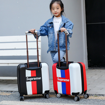 Childrens luggage 18 inch trolley box cartoon baby suitcase 20 inch boarding box universal wheel male and female students