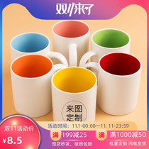 New bone china color mug custom logo custom print photo custom diy ceramic cup print QR code
