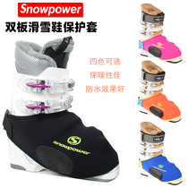 Snow power snowpower double board ski shoe cover waterproof warm shoe cover snow boot cover adult men and women