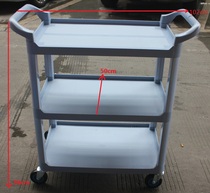 Silent type silent dining car large trolley wheel storage multi-purpose push-pull collection Bowl car delivery car
