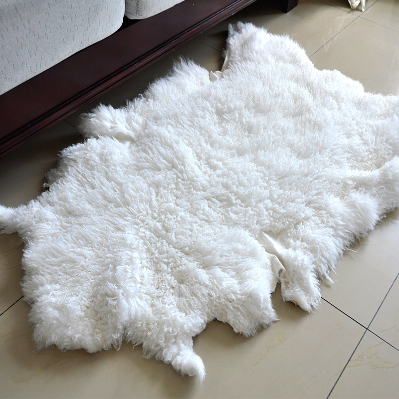 整张羊皮毛沙发垫家用纯羊毛毯子地毯皮毛一体坐垫褥子飘窗羊毛垫