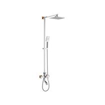 Rifeng bathroom shower shower set three-function household all copper bathroom pressurized rain shower