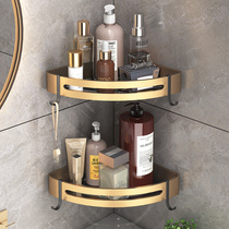 Toilet rack-free toilet toilet corner rack bathing triangle basket bathroom wall-mounted storage