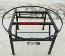 Folding table frame hotel large round table square table folding frame table leg portable table foot mobile table stand