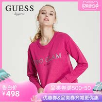 Guess 2020 spring new women's solid letter logo long sleeve pajamas o92q03fl020