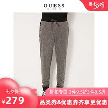 GUESS men's 2020 men's trousers with ankle letters LOGO loose casual trousers-X91Q07R8QT0
