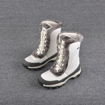 Export to the UK foreign trade ladies warm waterproof rain snow boots outdoor shoes fashion wild winter cotton shoes