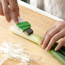 Japan imported onion cutting knife scallion shallot shallot cutting knife kitchen creative gadget household artifact