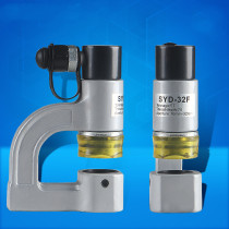 SYD-32F split hydraulic hole opener Bridge sink manual punch distribution cabinet stainless steel punching machine