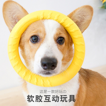 Dogs toy flying saucers fly on their own to play with an unsmothered theorist large canine and dog grinders grinding pet supplies