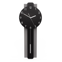 New Chinese Light Extravagant Deer Head Creativity Muted China Wind Clock Hanging Clock Living Room Modern Minimalist Atmosphere Home Hanging Wall