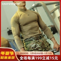 Emerson biogas frog quick-dry training short-sleeved long-sleeved physical clothing sports fitness tights round neck base to keep warm