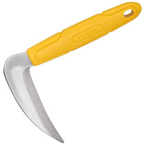 New style grass cutting sickle outdoor agricultural harvesting knife plastic handle small grass sickle sharp grass cutting knife kitchen knife
