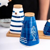 onlycook household Japanese ceramic soy sauce bottle vinegar bottle restaurant vinegar pot sauce pot seasoning bottle small oil pot