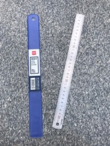 Recommend Del brand stainless steel 30cm ruler for students office rigid ruler