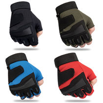 Sports fitness dew half finger motorcycle equipment leather gloves Summer mens and womens tactical outdoor riding driving half gloves